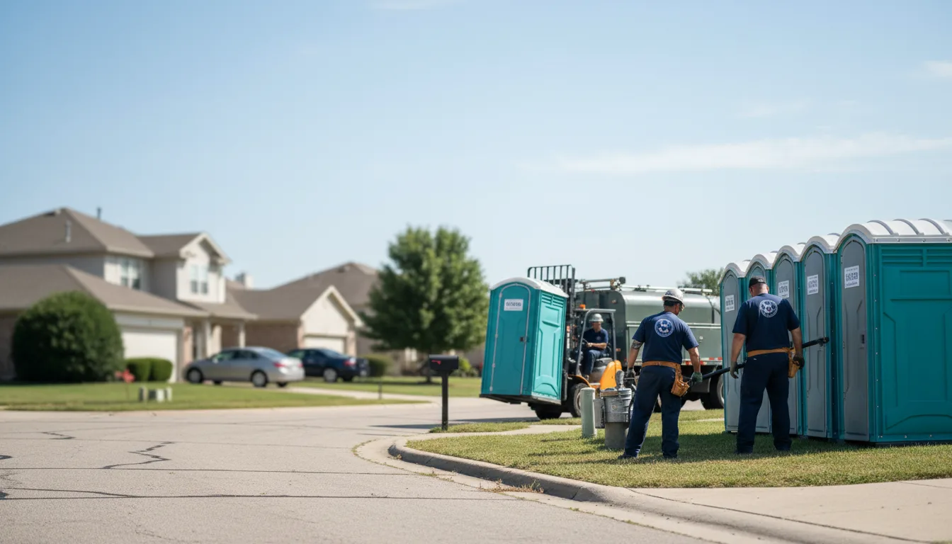 Porta Potty Rental in Falcon Heights, TX near me